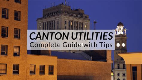 city of canton utilities.